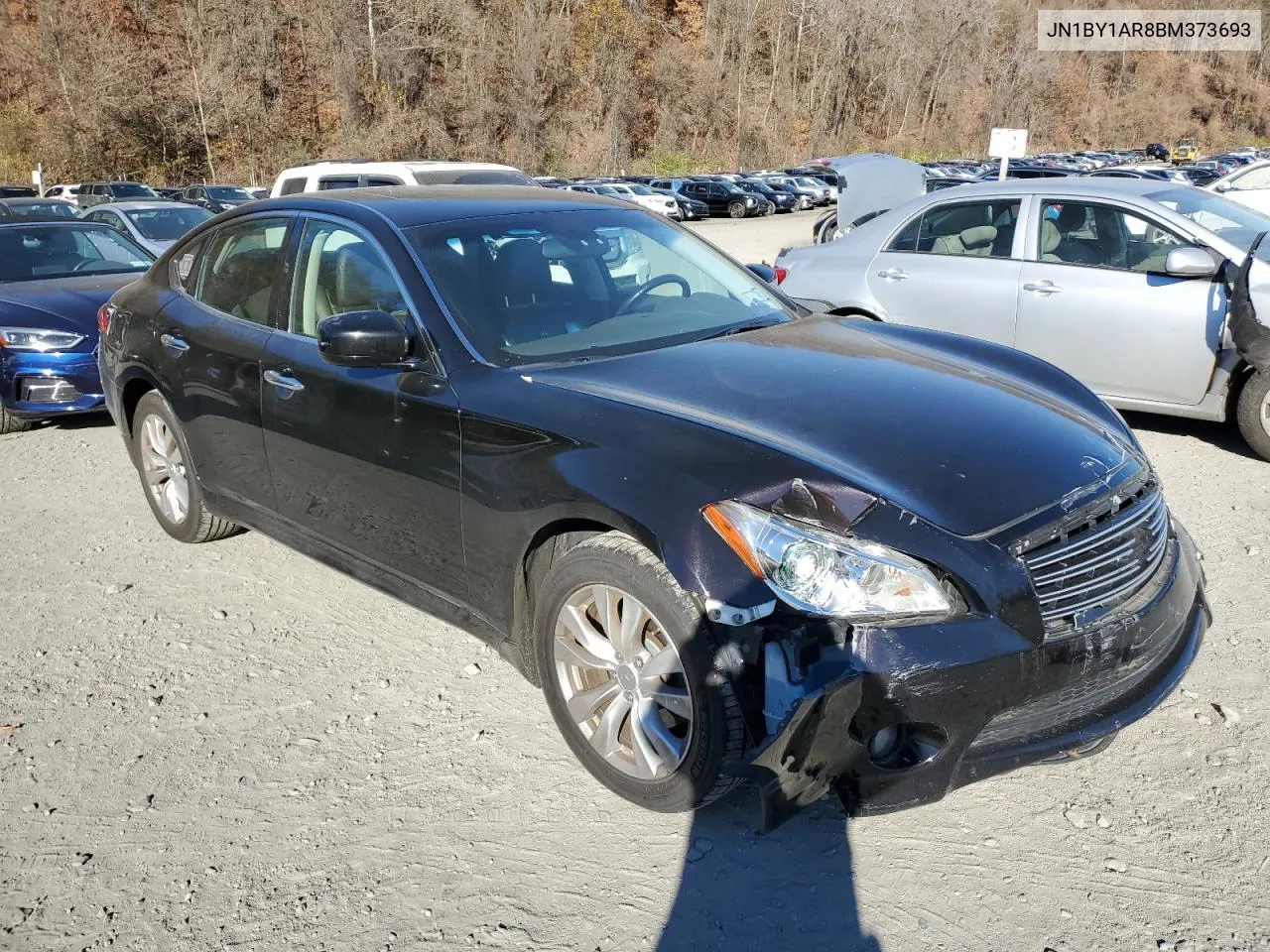 2011 Infiniti M37 X VIN: JN1BY1AR8BM373693 Lot: 80123764