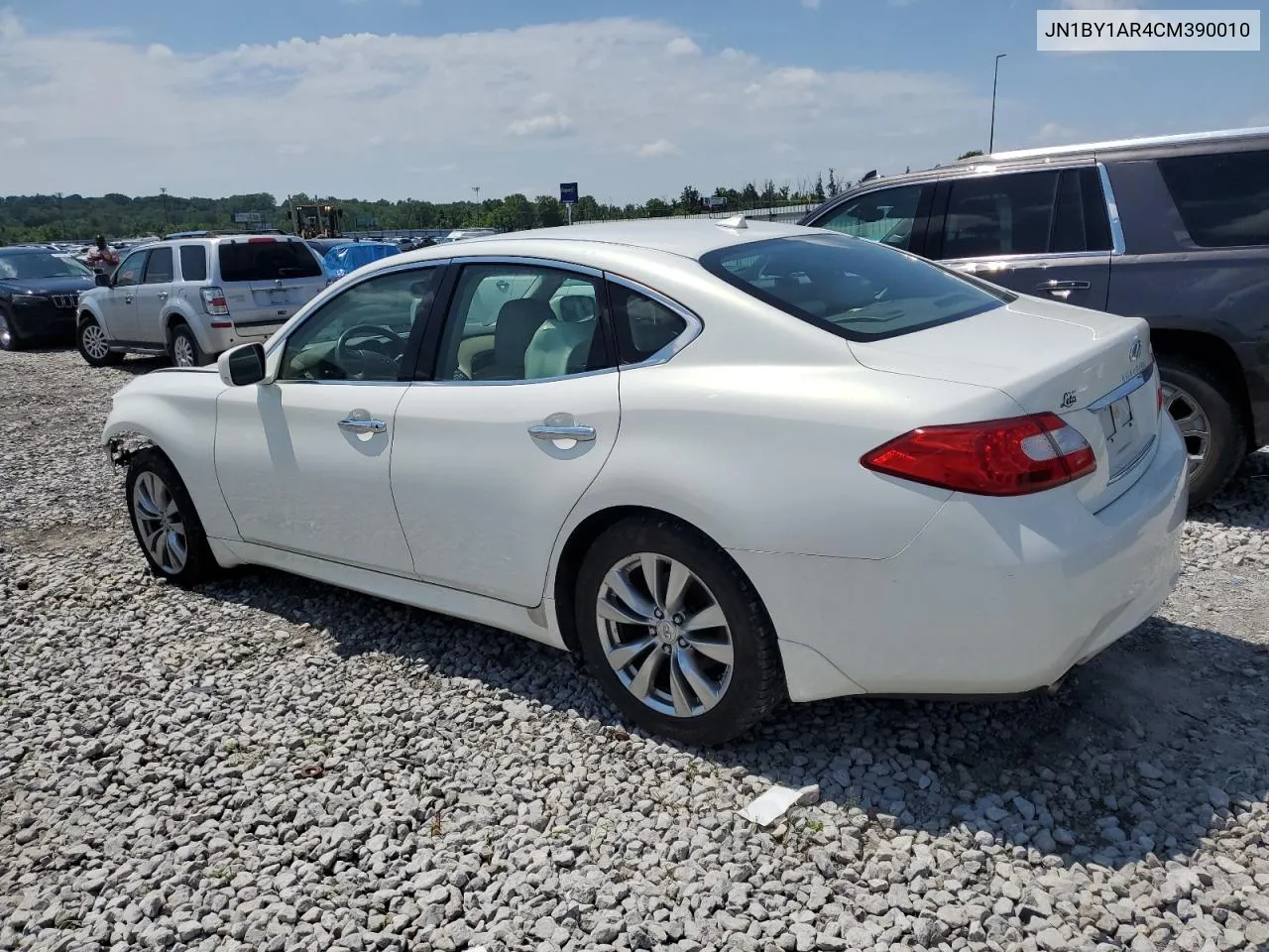 2012 Infiniti M37 X VIN: JN1BY1AR4CM390010 Lot: 57322484