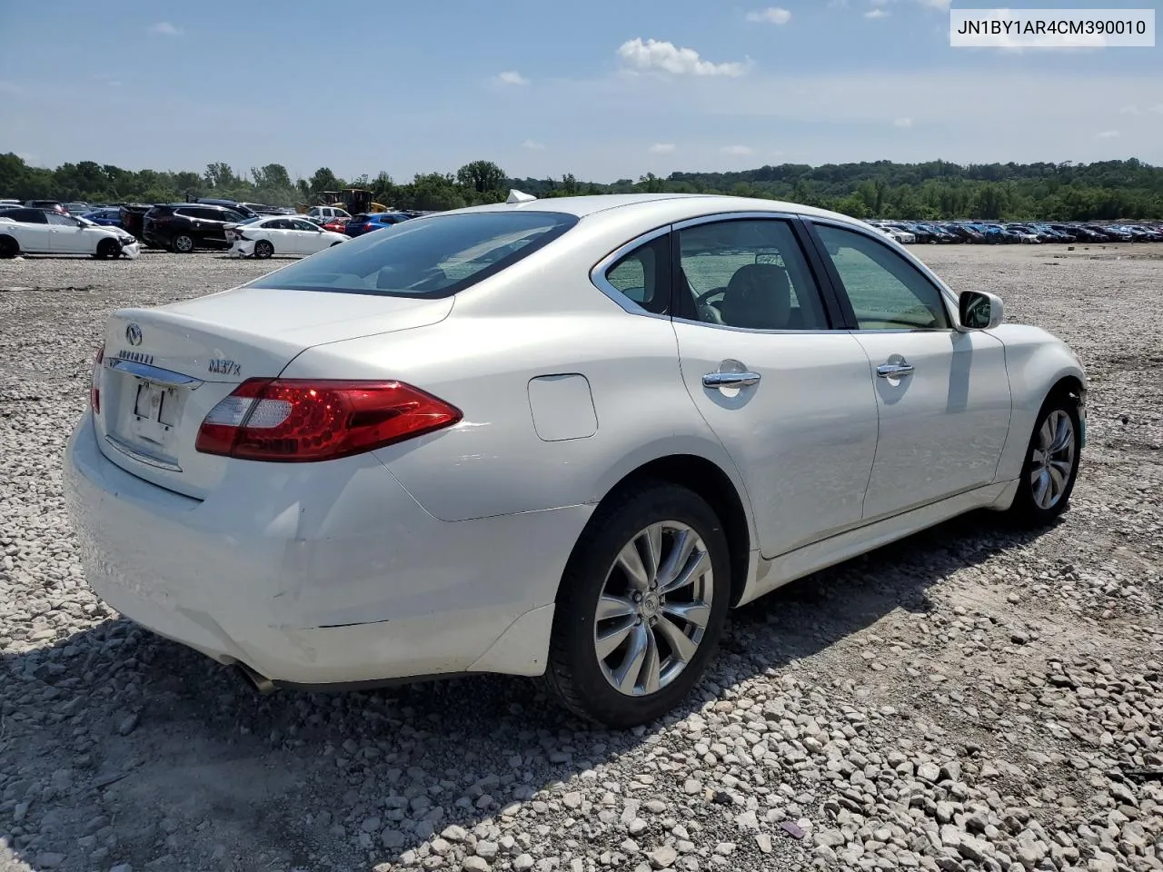 2012 Infiniti M37 X VIN: JN1BY1AR4CM390010 Lot: 57322484