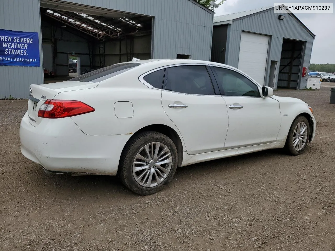 2012 Infiniti M35H VIN: JN1EY1APXCM910237 Lot: 64391374