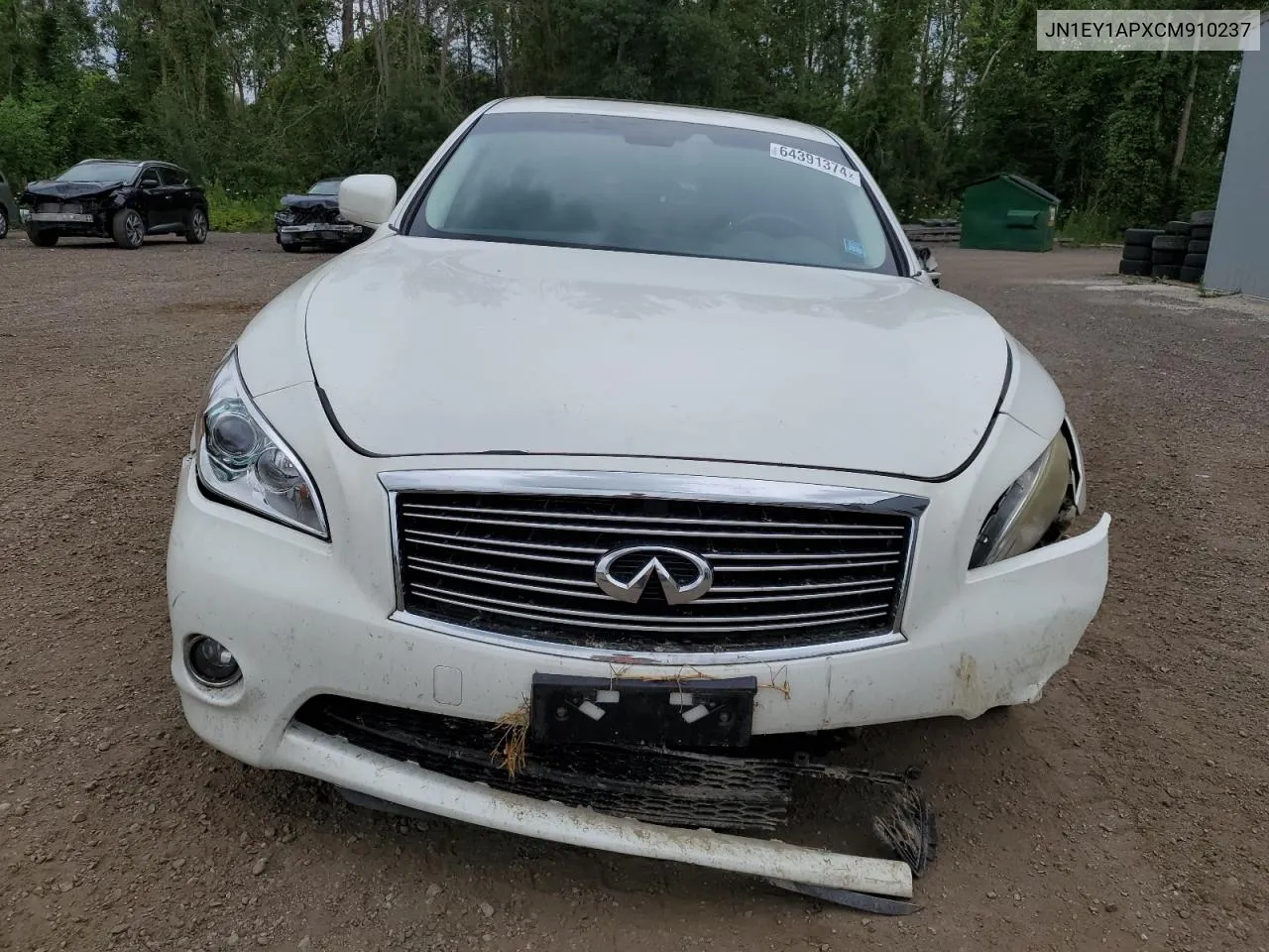 2012 Infiniti M35H VIN: JN1EY1APXCM910237 Lot: 64391374