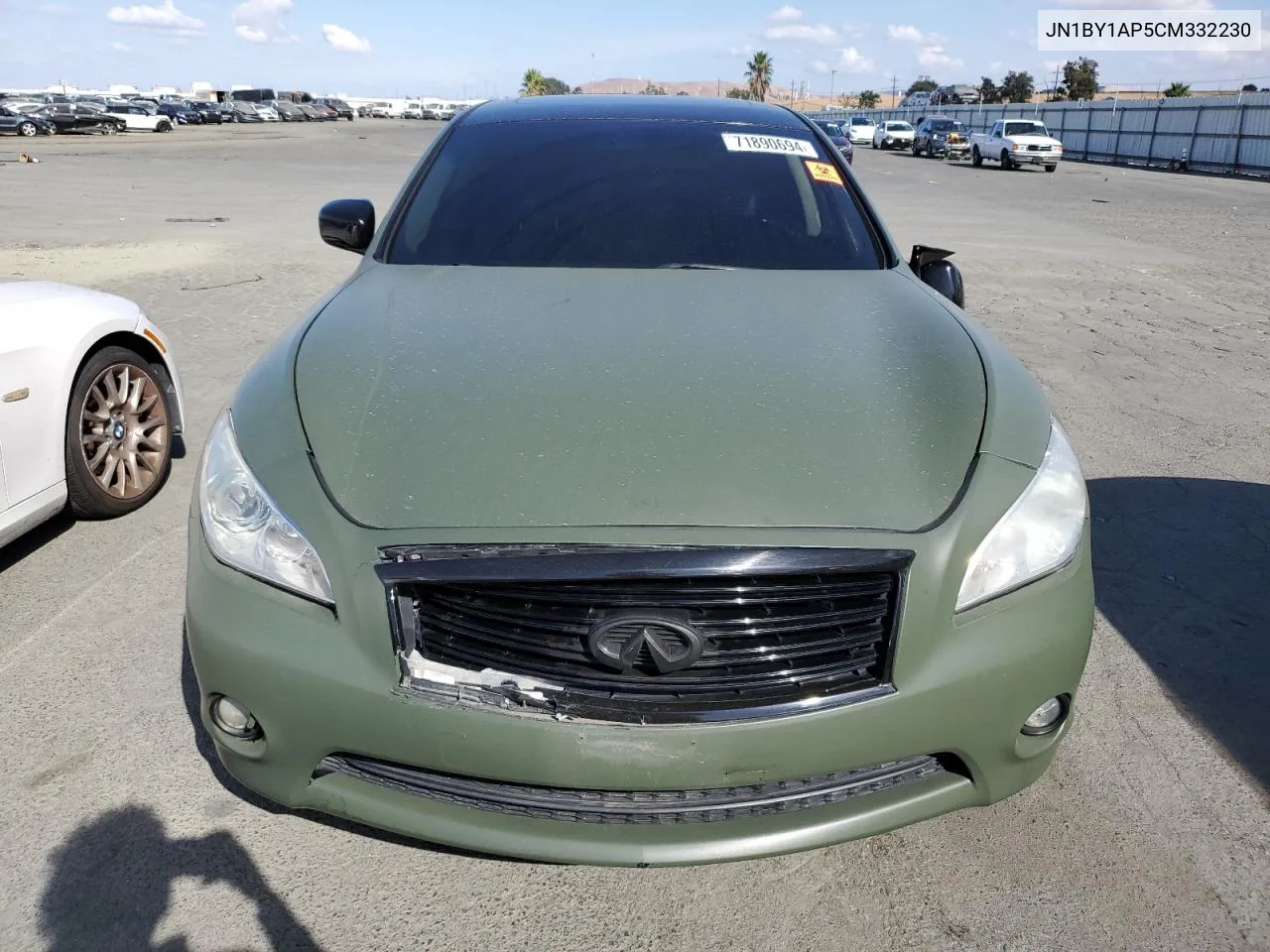 2012 Infiniti M37 VIN: JN1BY1AP5CM332230 Lot: 71890694