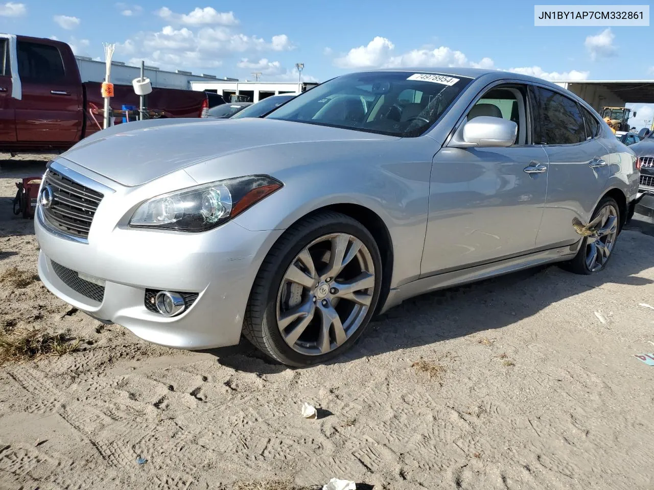 2012 Infiniti M37 VIN: JN1BY1AP7CM332861 Lot: 74978954