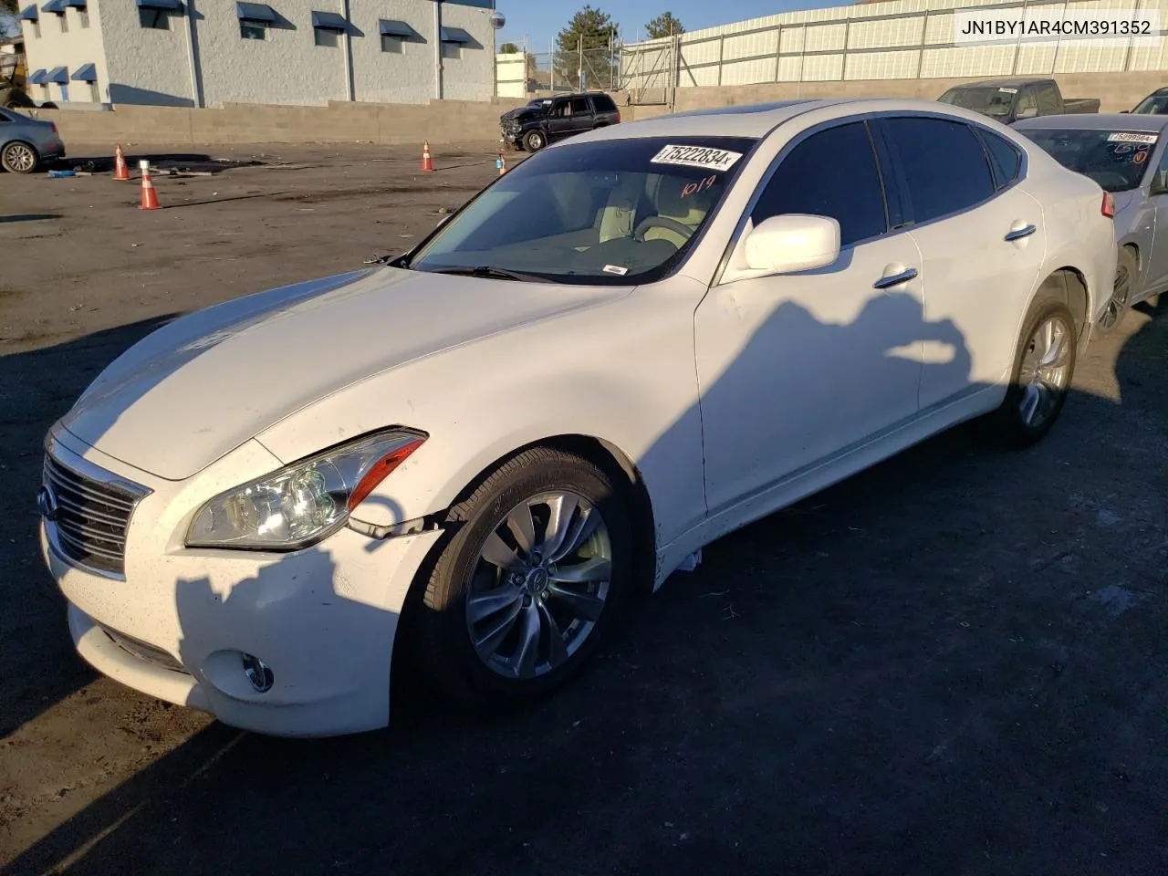 2012 Infiniti M37 X VIN: JN1BY1AR4CM391352 Lot: 75222834