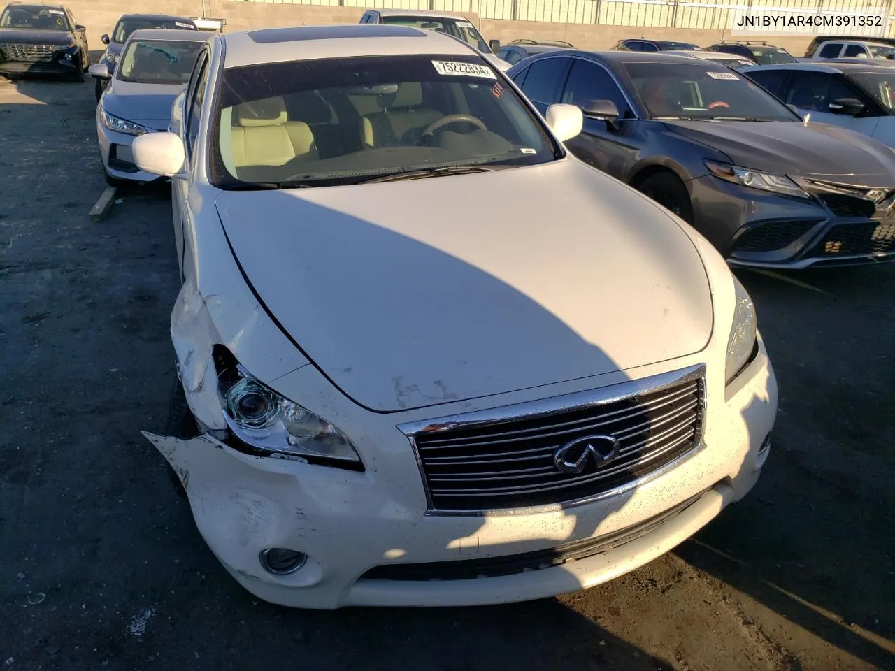 2012 Infiniti M37 X VIN: JN1BY1AR4CM391352 Lot: 75222834