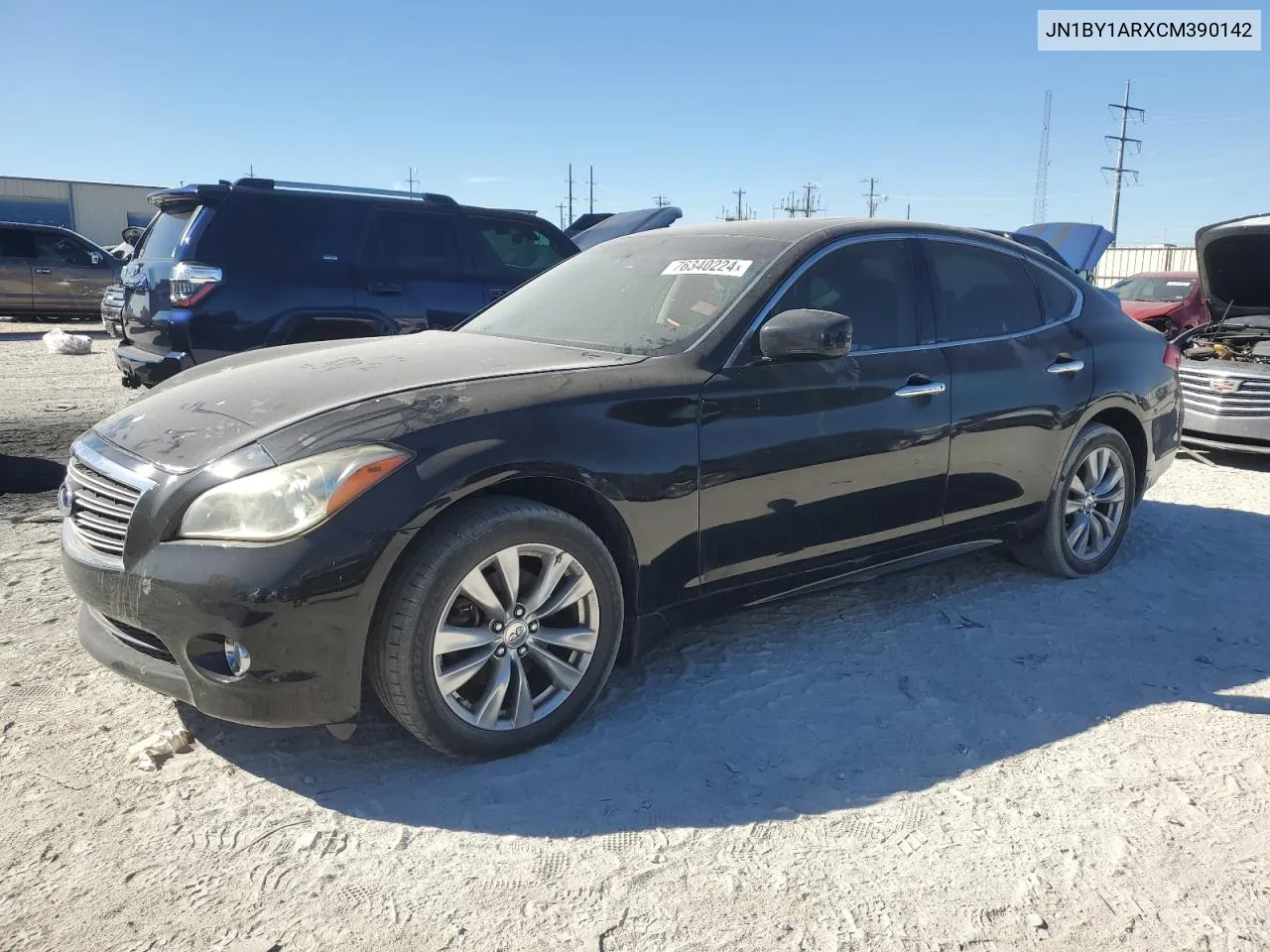 2012 Infiniti M37 X VIN: JN1BY1ARXCM390142 Lot: 76340224