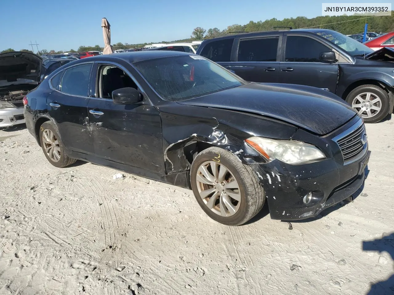 2012 Infiniti M37 X VIN: JN1BY1AR3CM393352 Lot: 76576554