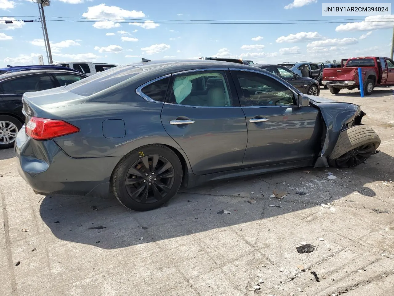 2012 Infiniti M37 X VIN: JN1BY1AR2CM394024 Lot: 77409234