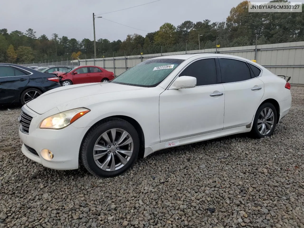 2012 Infiniti M37 VIN: JN1BY1AP6CM333127 Lot: 78222284