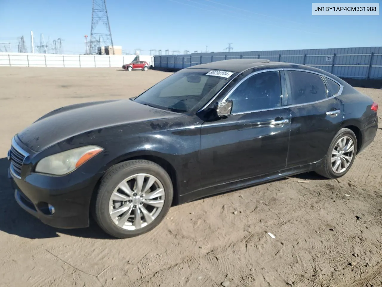 2012 Infiniti M37 VIN: JN1BY1AP4CM331988 Lot: 80298104