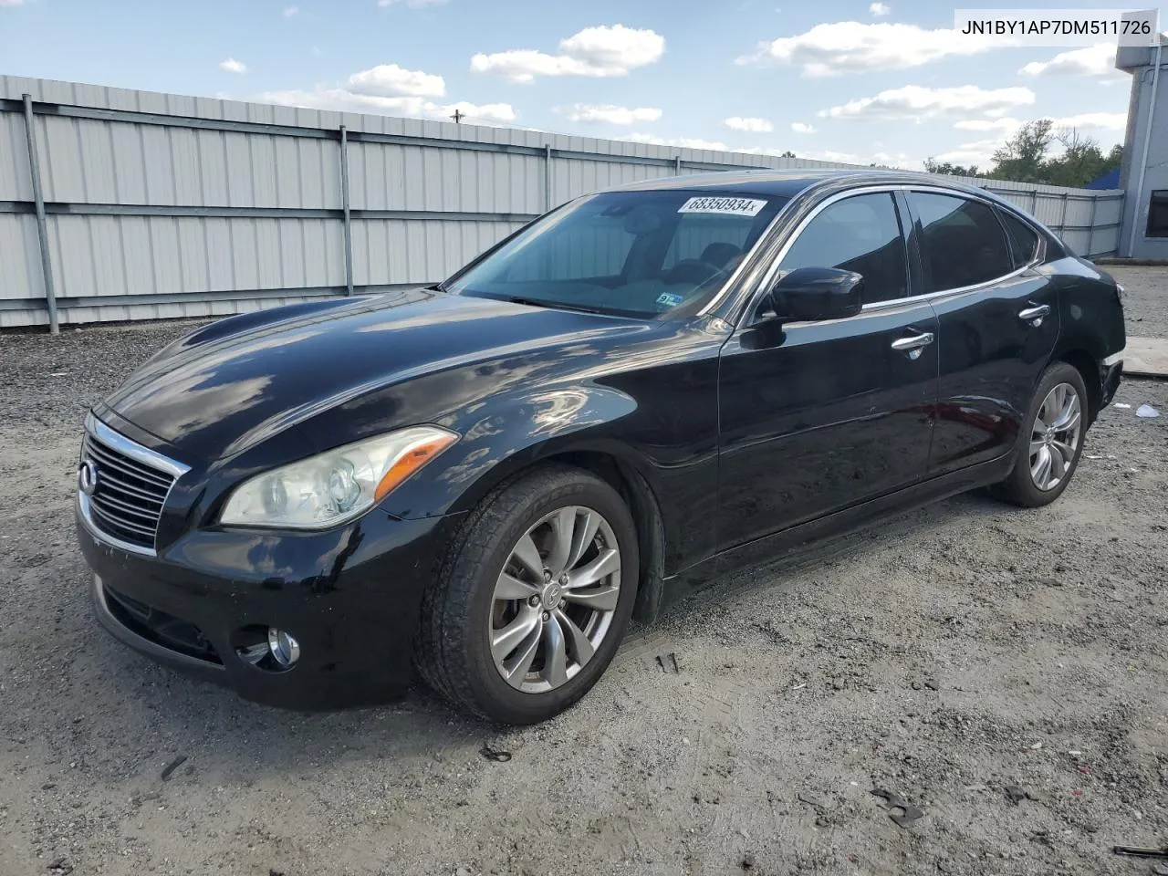 2013 Infiniti M37 VIN: JN1BY1AP7DM511726 Lot: 68350934