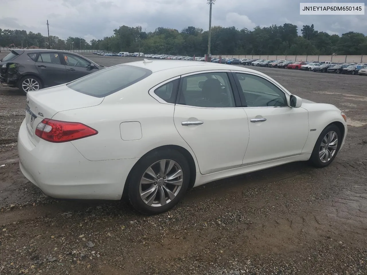 2013 Infiniti M35H VIN: JN1EY1AP6DM650145 Lot: 72650114