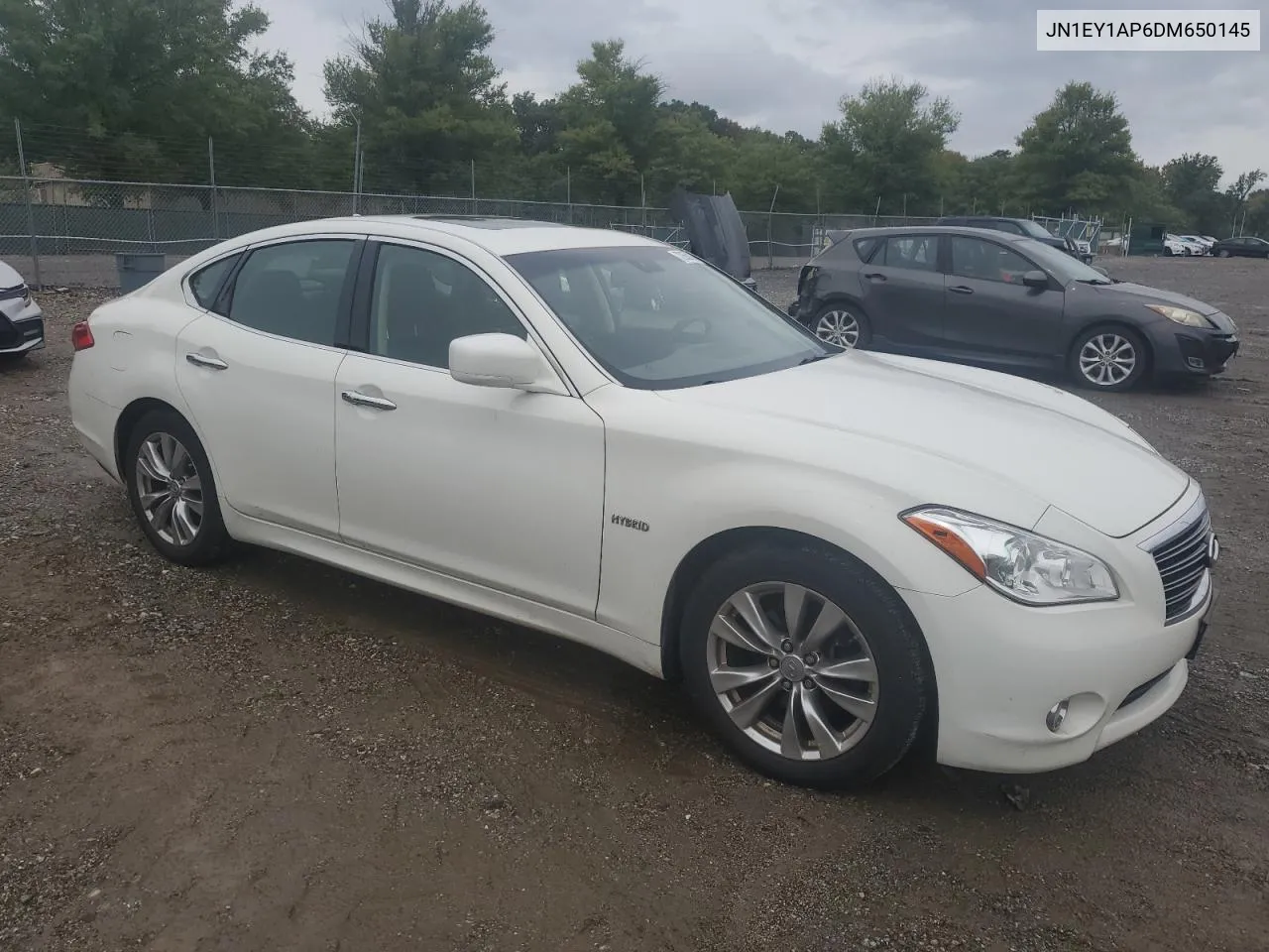 2013 Infiniti M35H VIN: JN1EY1AP6DM650145 Lot: 72650114