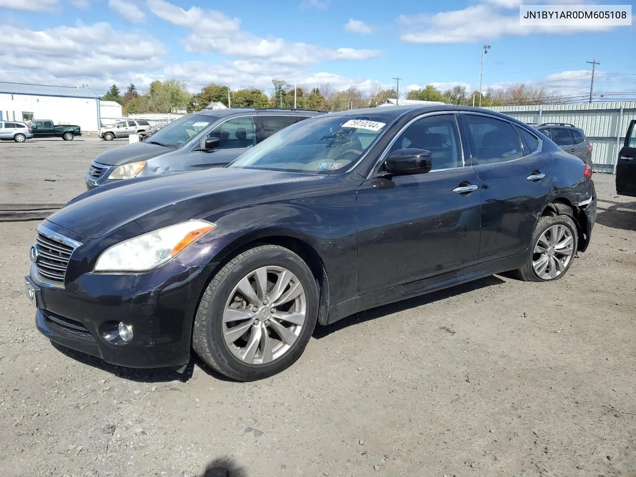 2013 Infiniti M37 X VIN: JN1BY1AR0DM605108 Lot: 75910244