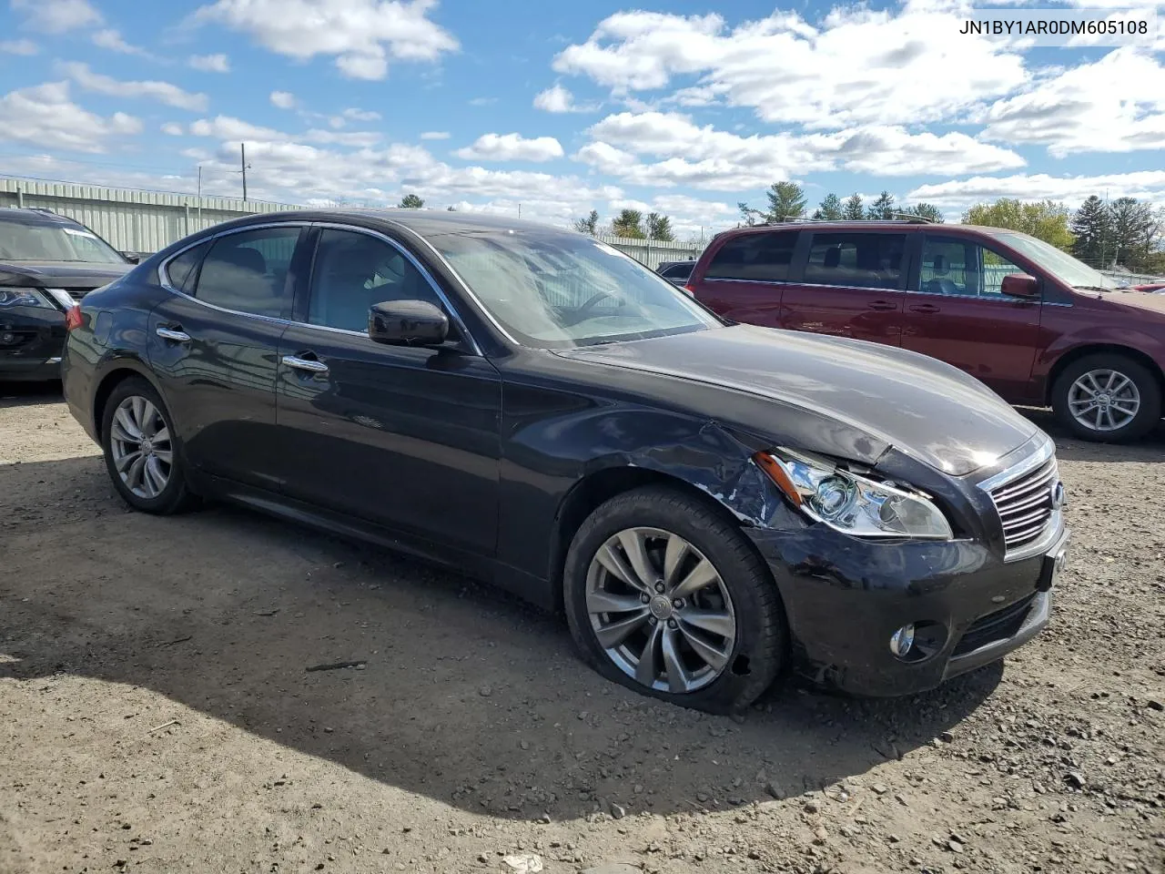 2013 Infiniti M37 X VIN: JN1BY1AR0DM605108 Lot: 75910244