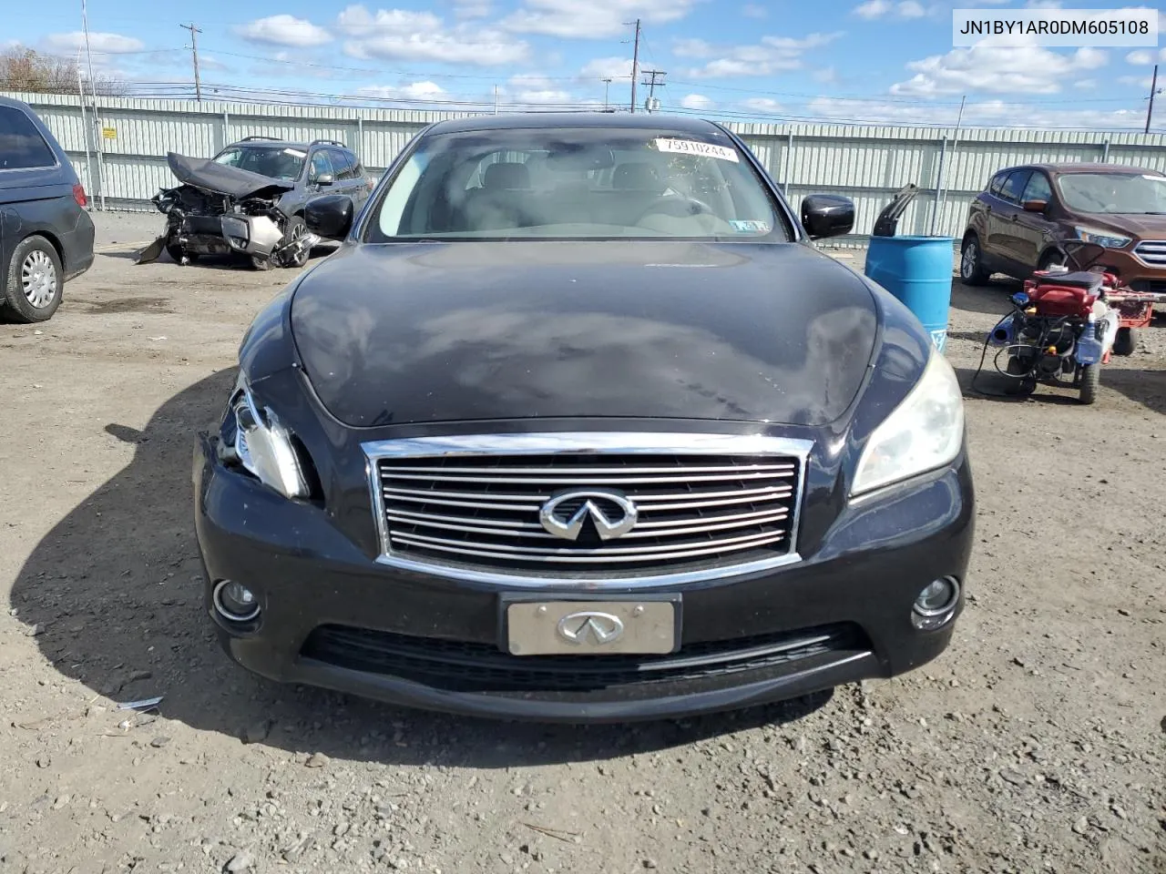 2013 Infiniti M37 X VIN: JN1BY1AR0DM605108 Lot: 75910244