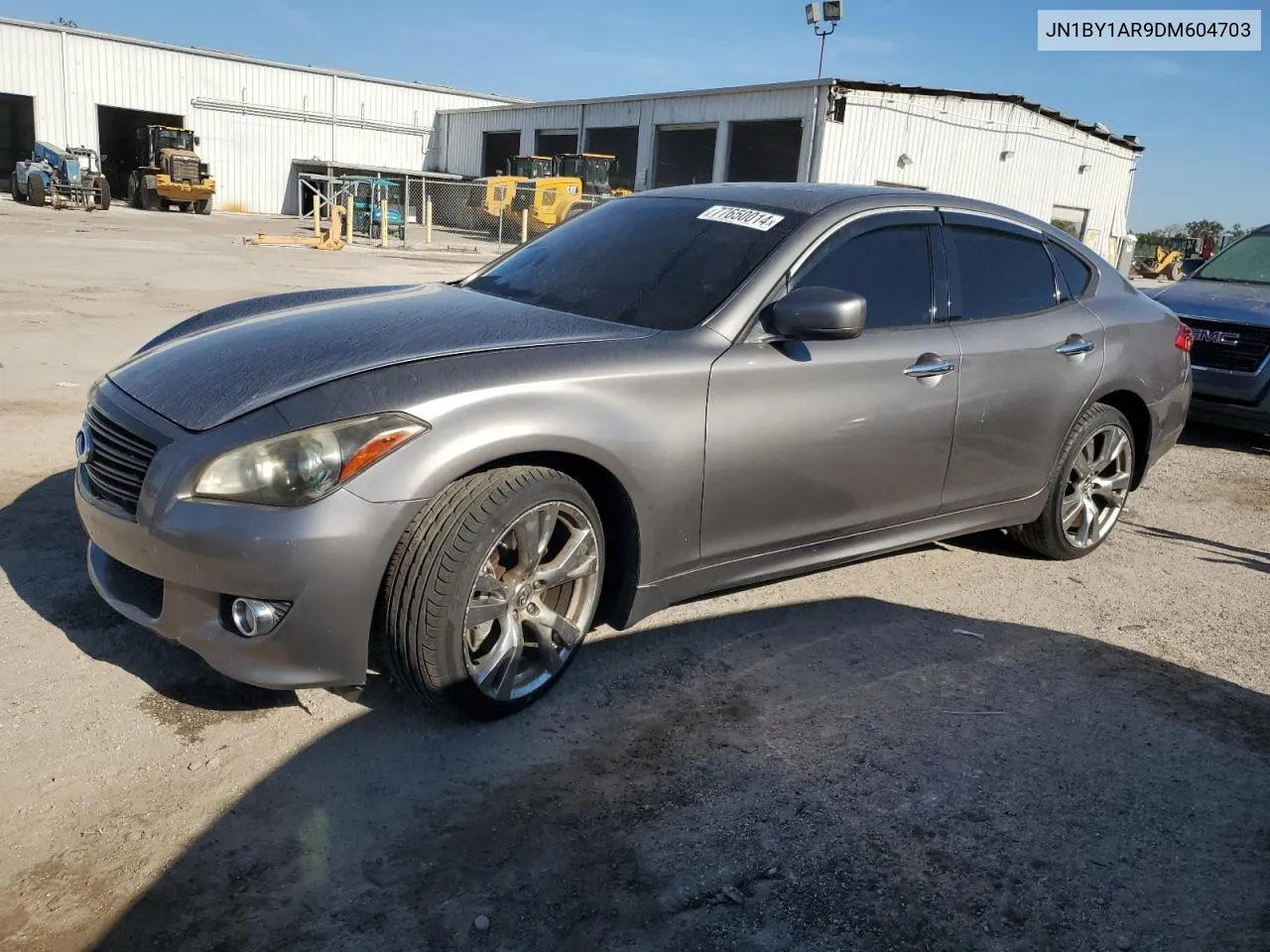 2013 Infiniti M37 X VIN: JN1BY1AR9DM604703 Lot: 77650014