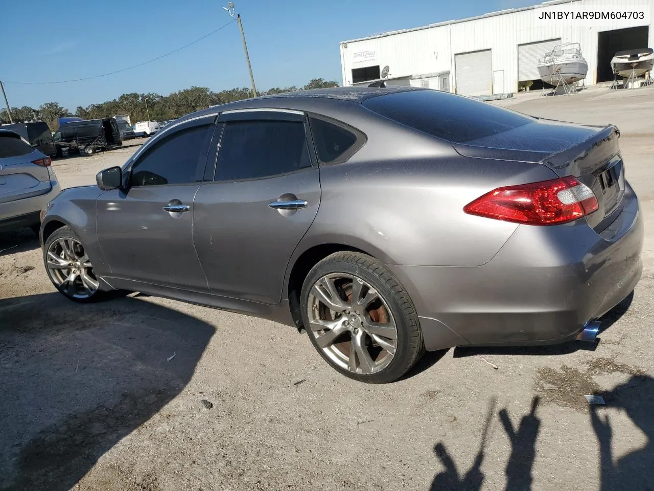 2013 Infiniti M37 X VIN: JN1BY1AR9DM604703 Lot: 77650014