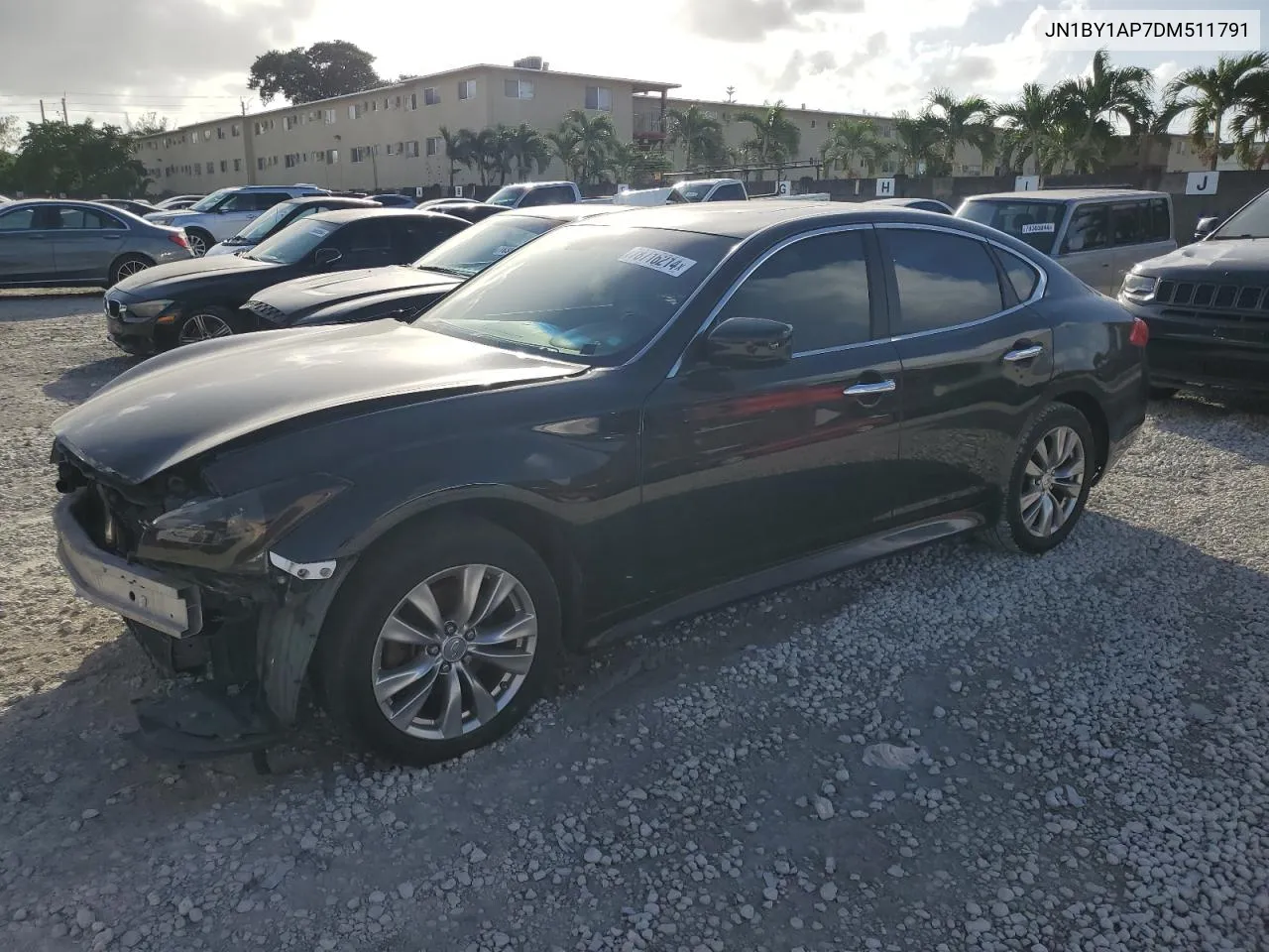 2013 Infiniti M37 VIN: JN1BY1AP7DM511791 Lot: 78716214