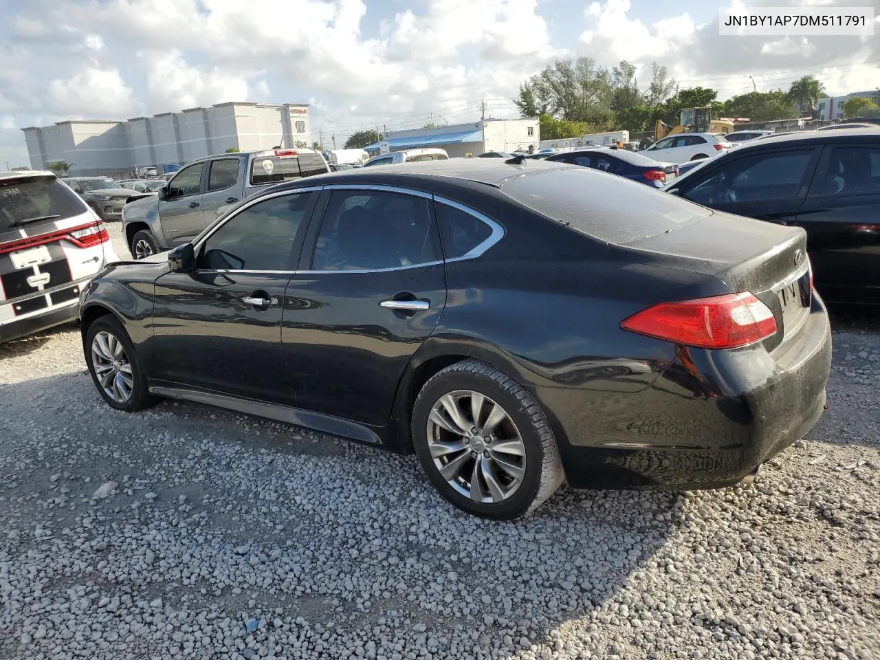 2013 Infiniti M37 VIN: JN1BY1AP7DM511791 Lot: 78716214