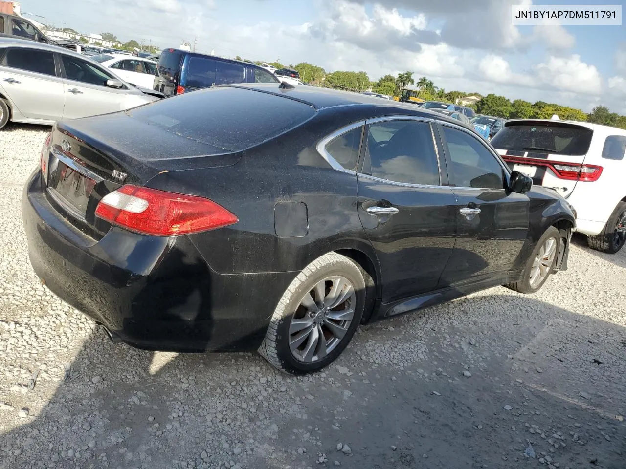 2013 Infiniti M37 VIN: JN1BY1AP7DM511791 Lot: 78716214