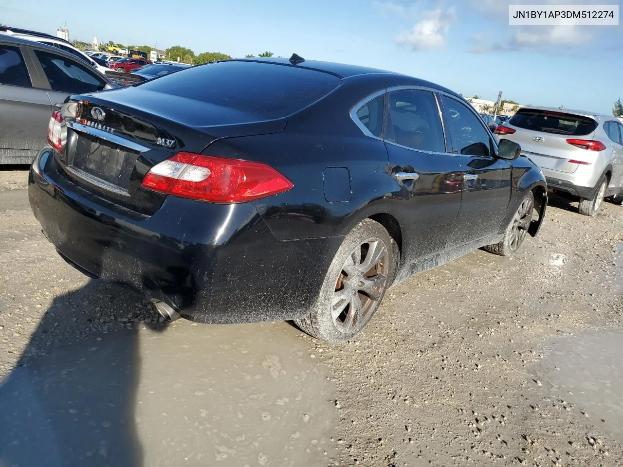 2013 Infiniti M37 VIN: JN1BY1AP3DM512274 Lot: 80187604