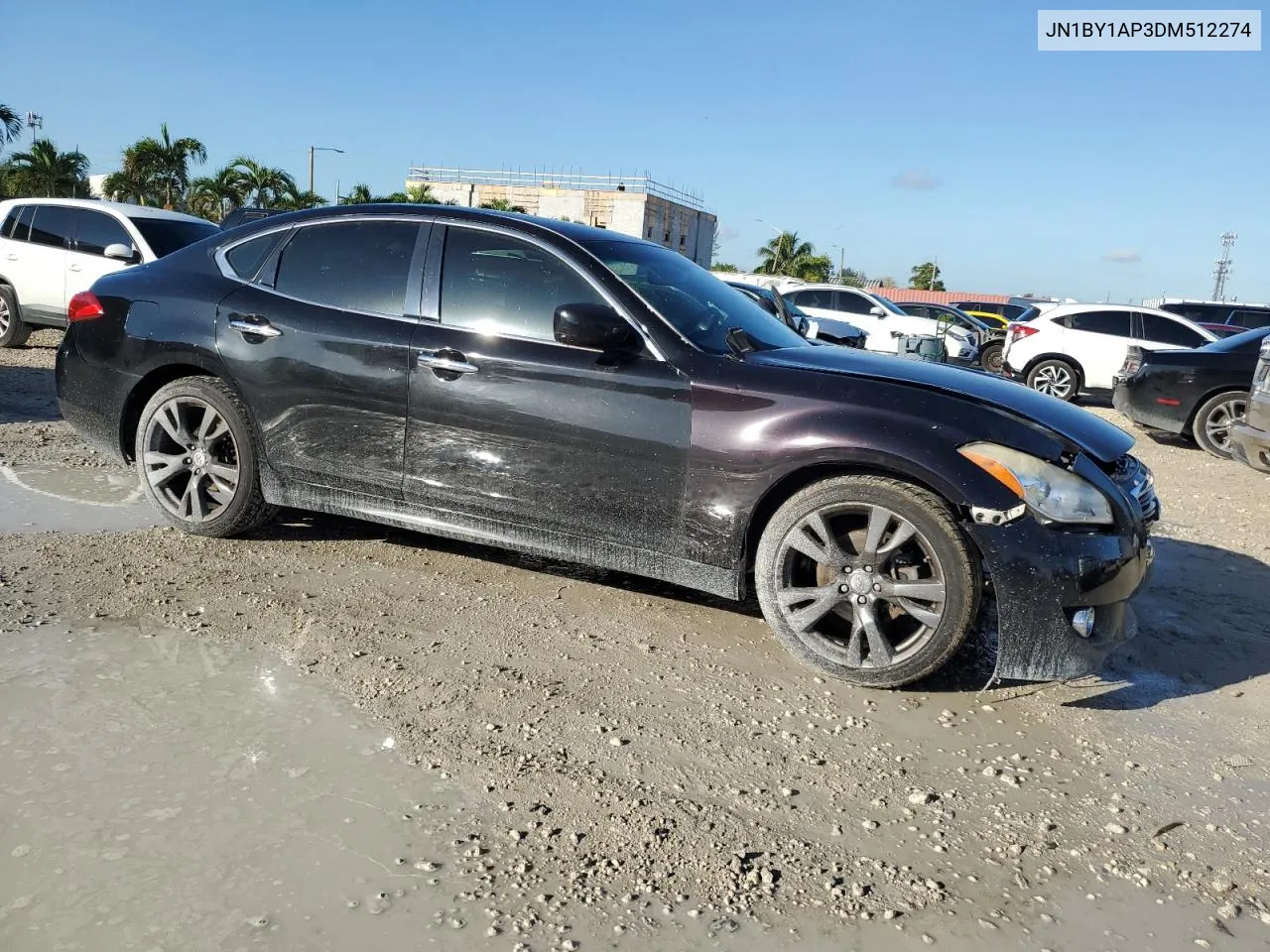 2013 Infiniti M37 VIN: JN1BY1AP3DM512274 Lot: 80187604