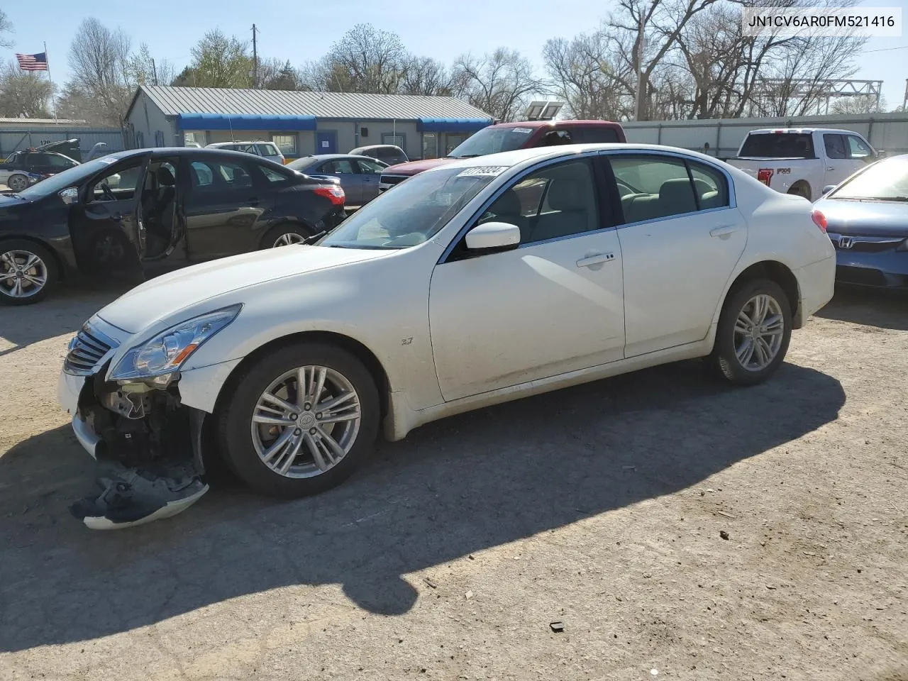 2015 Infiniti Q40 VIN: JN1CV6AR0FM521416 Lot: 54920634