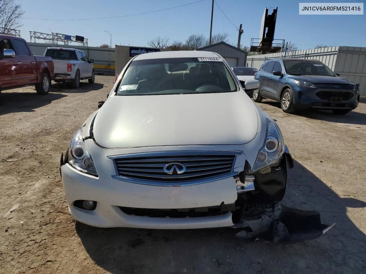 2015 Infiniti Q40 VIN: JN1CV6AR0FM521416 Lot: 54920634