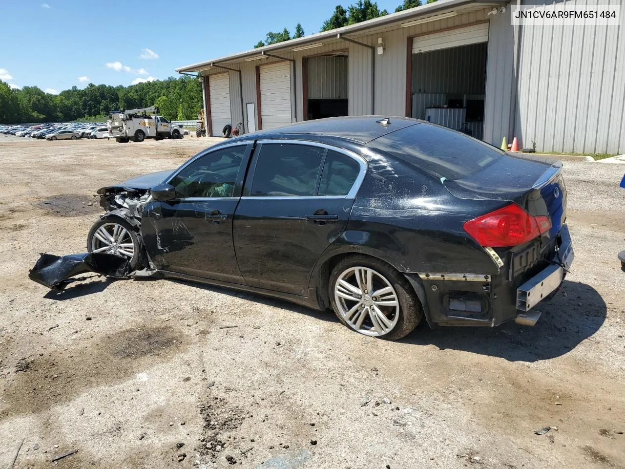 2015 Infiniti Q40 VIN: JN1CV6AR9FM651484 Lot: 62638634