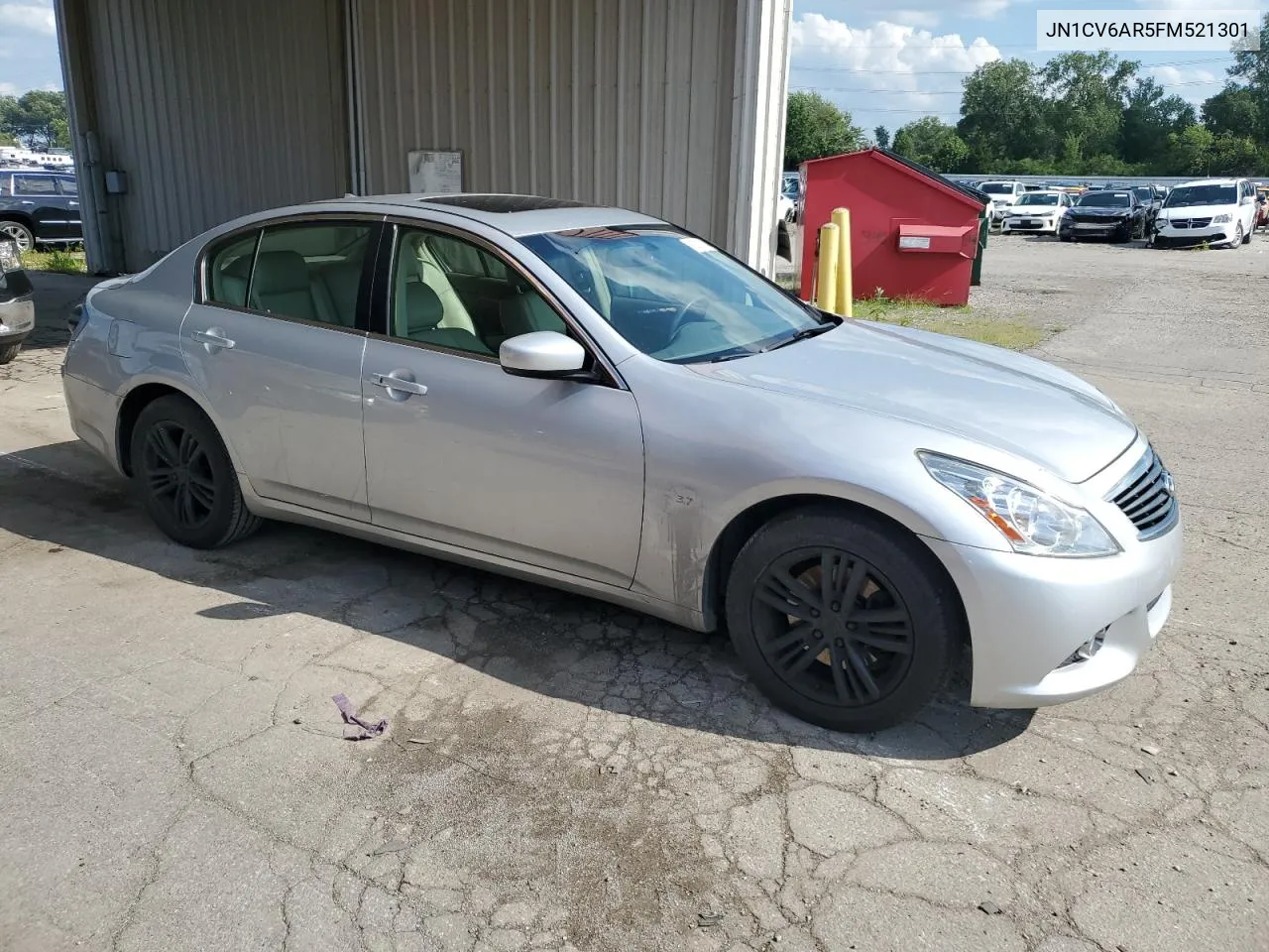 2015 Infiniti Q40 VIN: JN1CV6AR5FM521301 Lot: 62710154