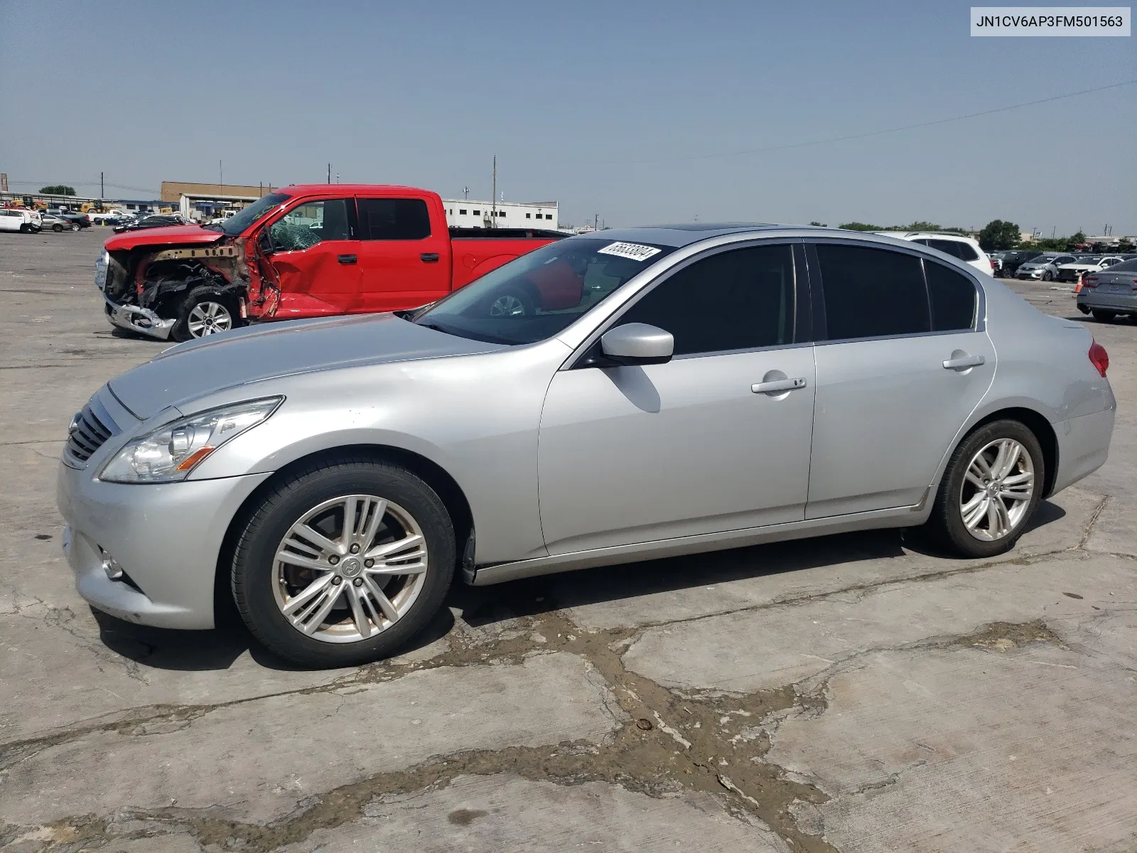 2015 Infiniti Q40 VIN: JN1CV6AP3FM501563 Lot: 65633804