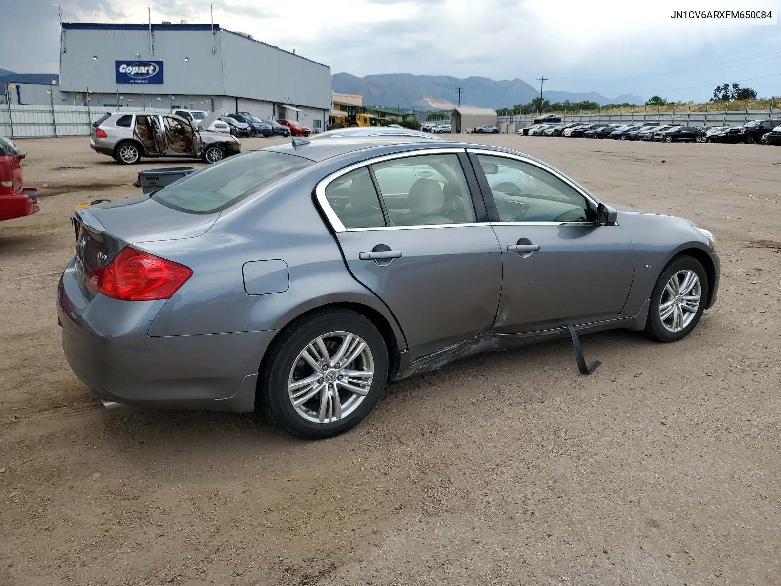 2015 Infiniti Q40 VIN: JN1CV6ARXFM650084 Lot: 66079924