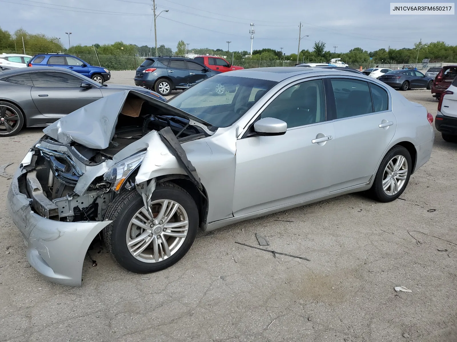 2015 Infiniti Q40 VIN: JN1CV6AR3FM650217 Lot: 66603214