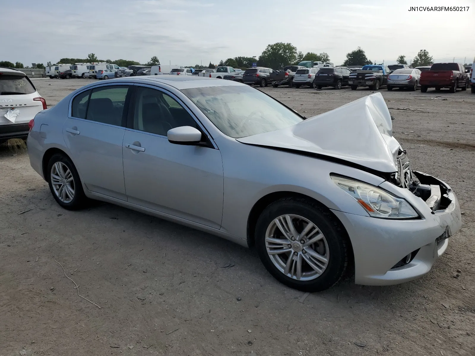 2015 Infiniti Q40 VIN: JN1CV6AR3FM650217 Lot: 66603214