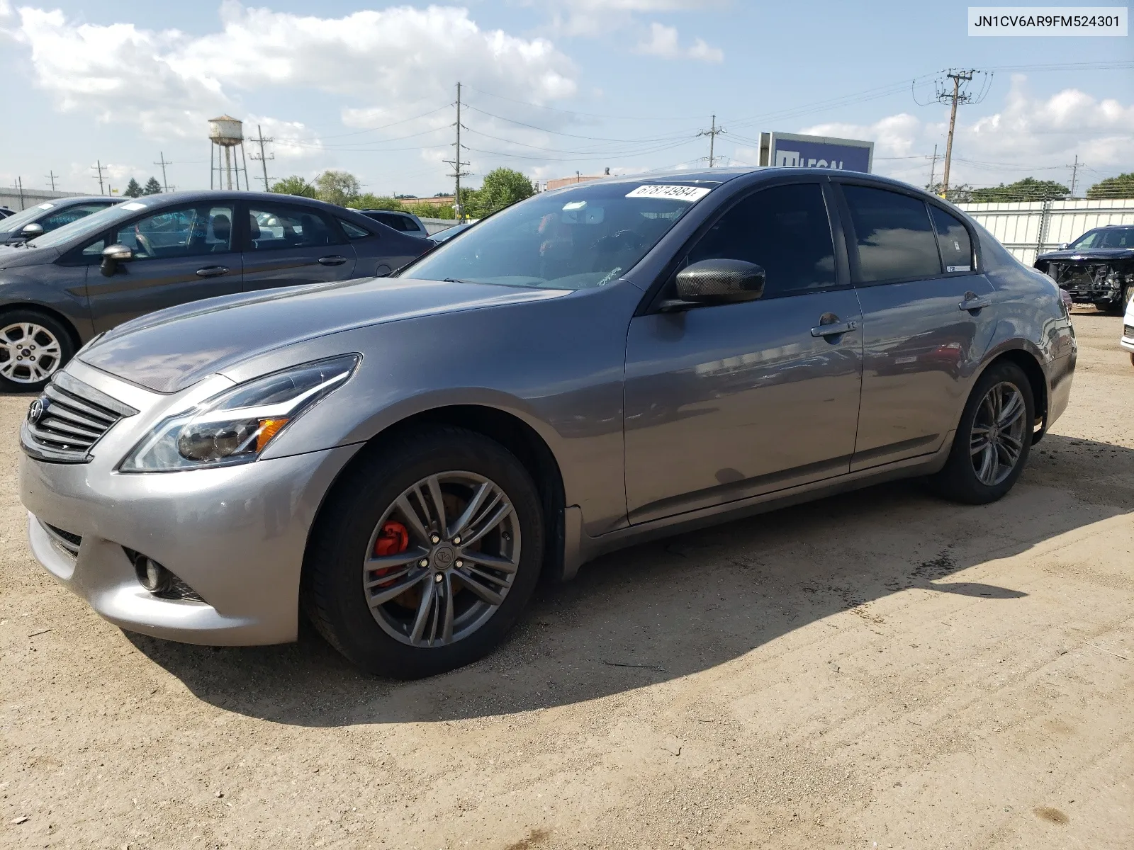 2015 Infiniti Q40 VIN: JN1CV6AR9FM524301 Lot: 67874984