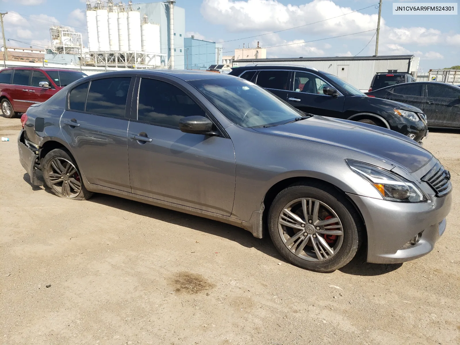 2015 Infiniti Q40 VIN: JN1CV6AR9FM524301 Lot: 67874984