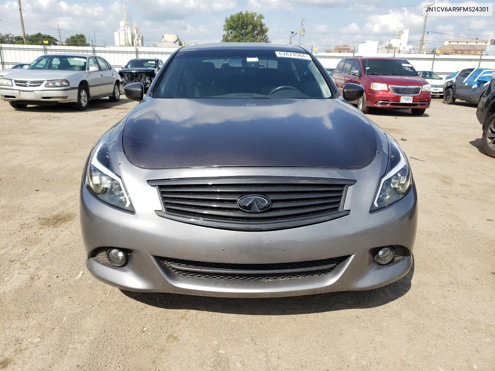 2015 Infiniti Q40 VIN: JN1CV6AR9FM524301 Lot: 67874984