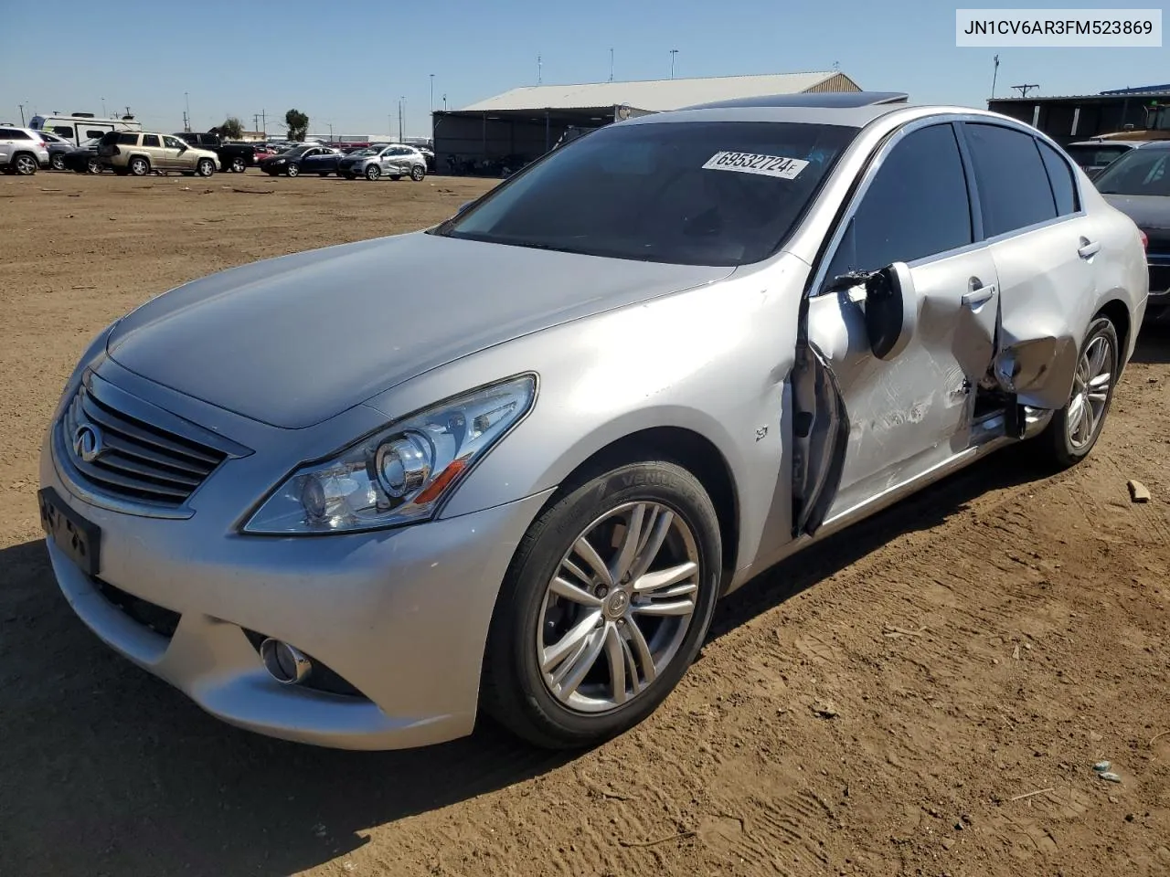 2015 Infiniti Q40 VIN: JN1CV6AR3FM523869 Lot: 69532724