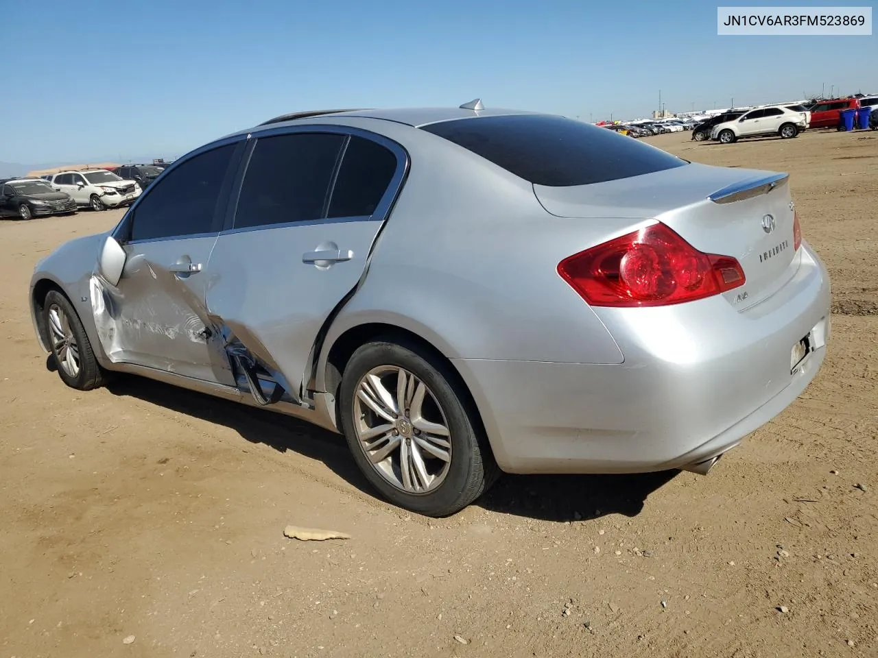 2015 Infiniti Q40 VIN: JN1CV6AR3FM523869 Lot: 69532724