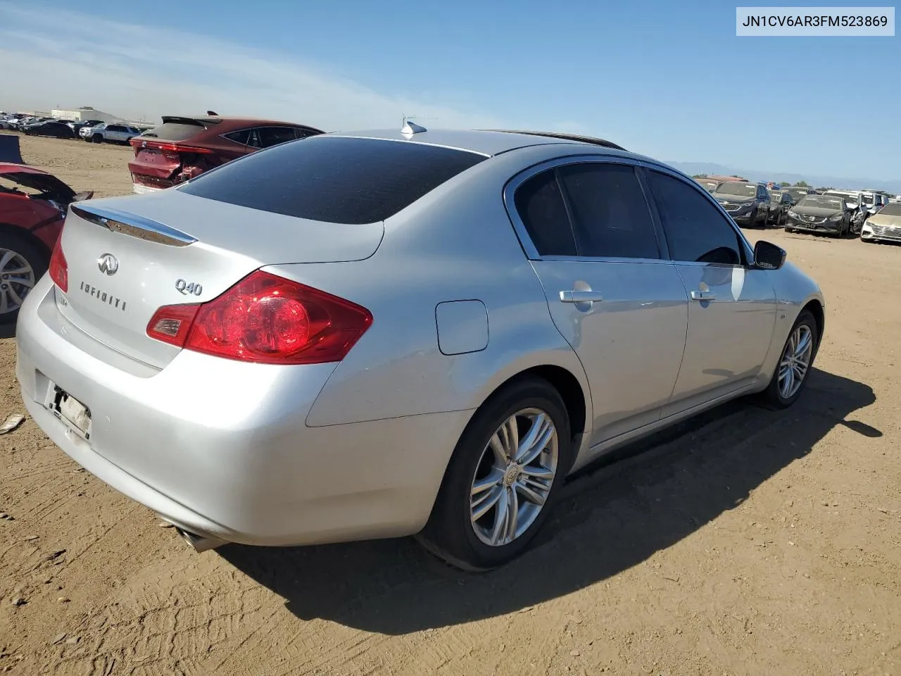 2015 Infiniti Q40 VIN: JN1CV6AR3FM523869 Lot: 69532724