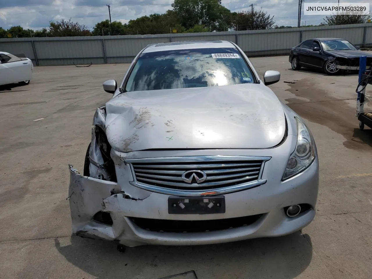 2015 Infiniti Q40 VIN: JN1CV6AP8FM503289 Lot: 69849354