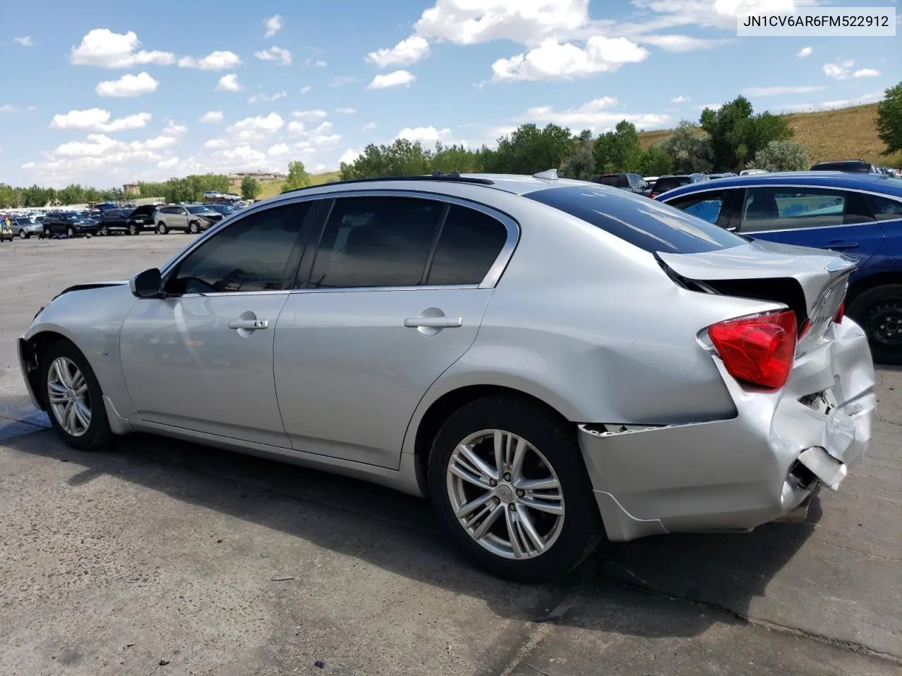 2015 Infiniti Q40 VIN: JN1CV6AR6FM522912 Lot: 70523174