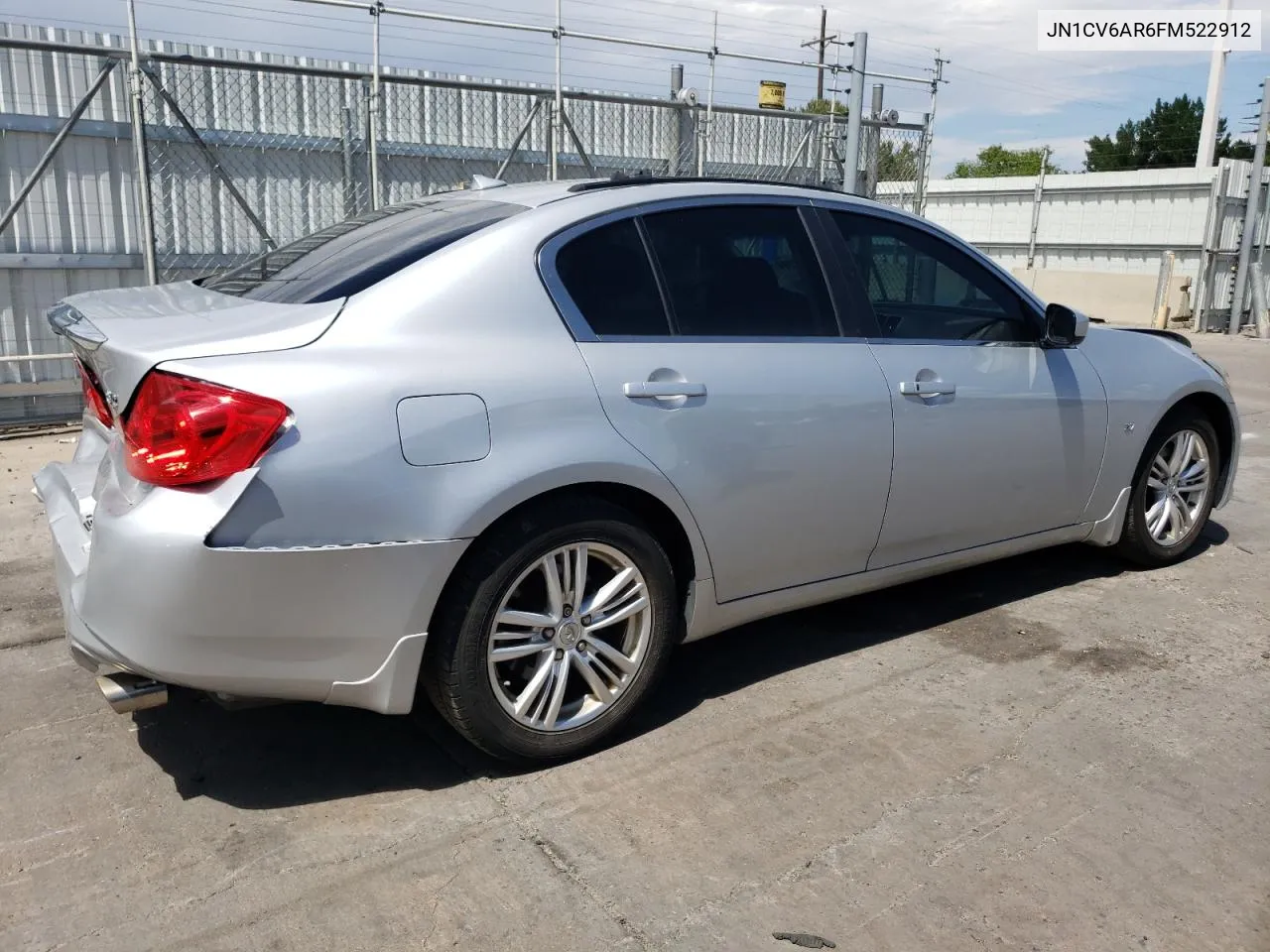 2015 Infiniti Q40 VIN: JN1CV6AR6FM522912 Lot: 70523174