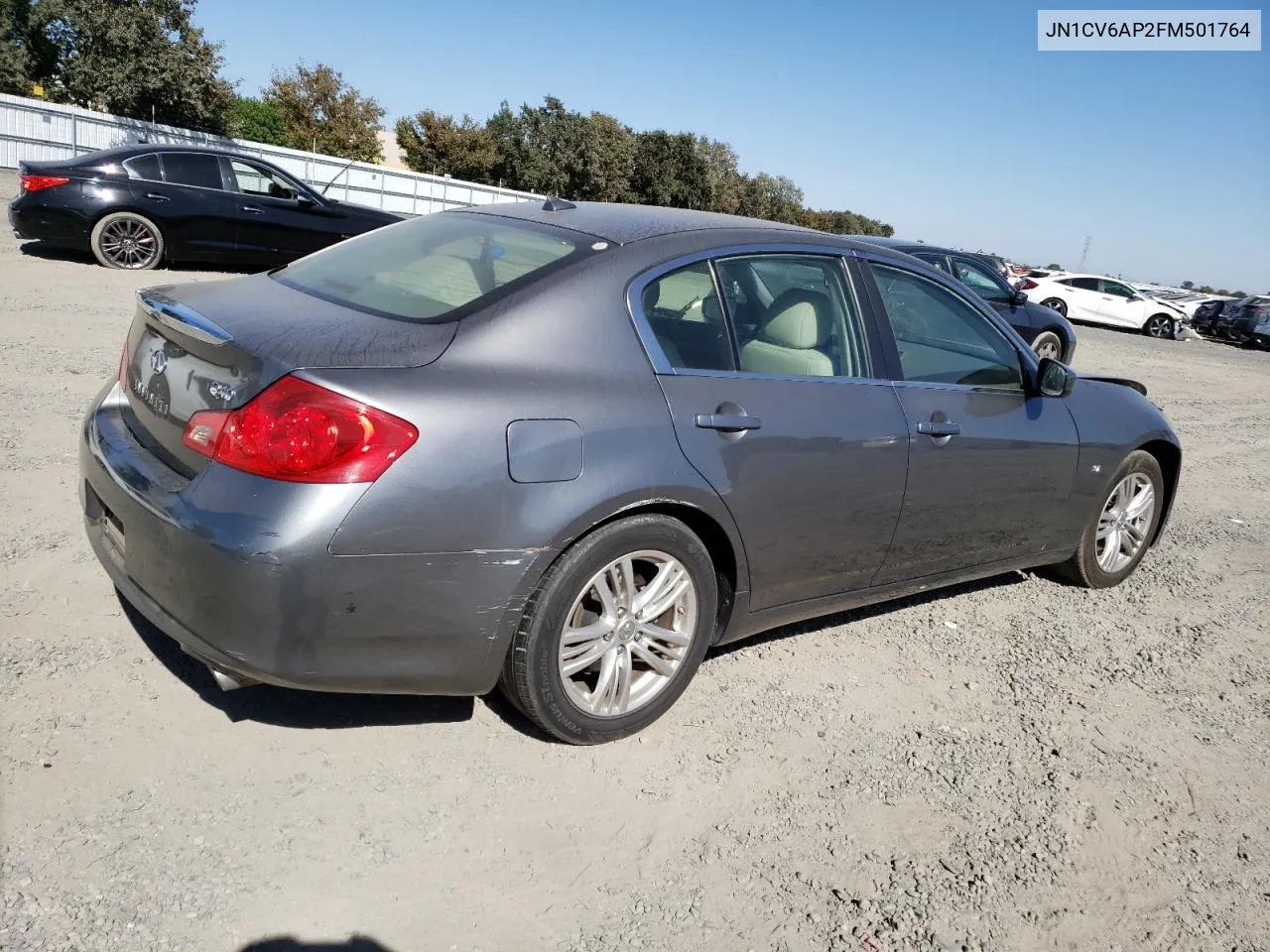 2015 Infiniti Q40 VIN: JN1CV6AP2FM501764 Lot: 70809464