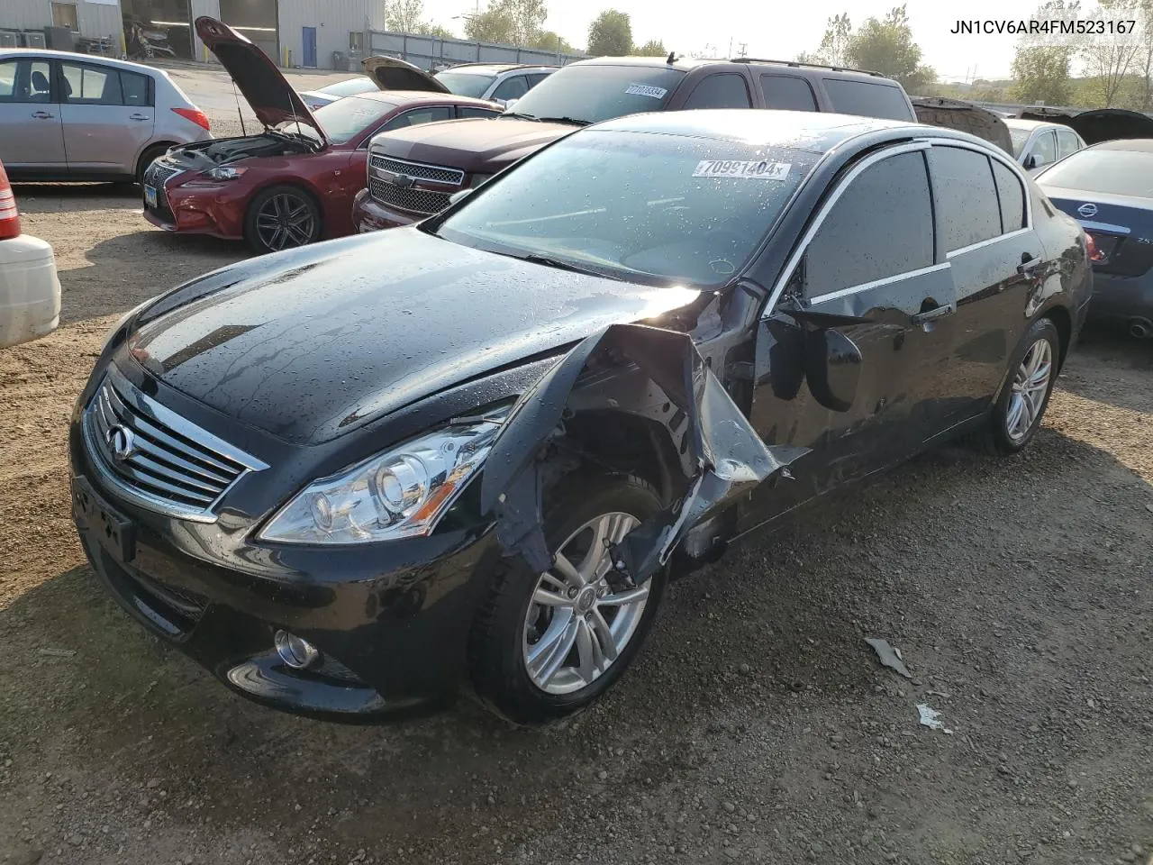 2015 Infiniti Q40 VIN: JN1CV6AR4FM523167 Lot: 70991404