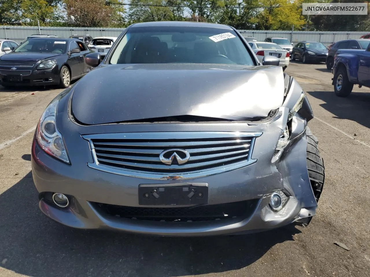 JN1CV6AR0FM522677 2015 Infiniti Q40