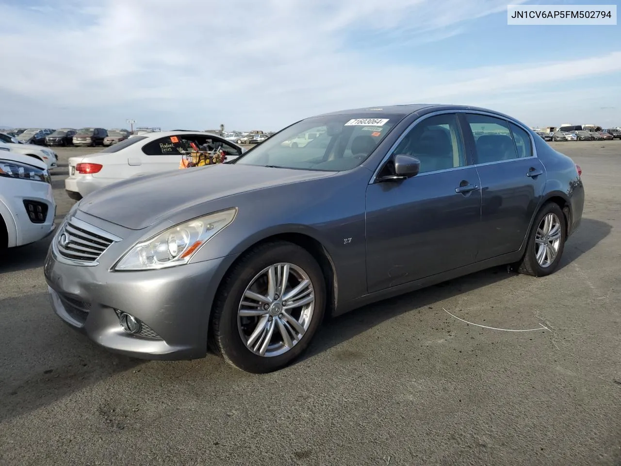 2015 Infiniti Q40 VIN: JN1CV6AP5FM502794 Lot: 71603064