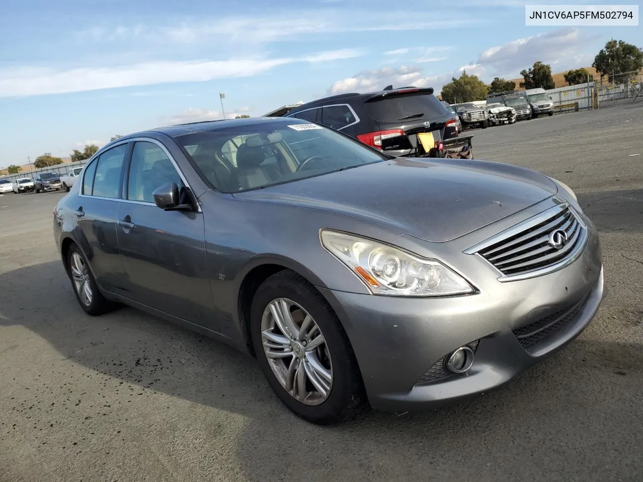 2015 Infiniti Q40 VIN: JN1CV6AP5FM502794 Lot: 71603064