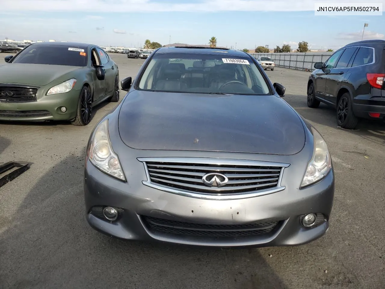 2015 Infiniti Q40 VIN: JN1CV6AP5FM502794 Lot: 71603064